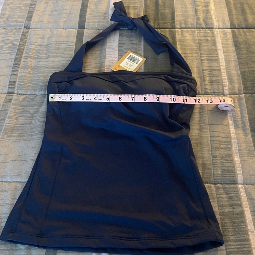 Boden “Santorini” Bandeau Tankini size 2 French Navy